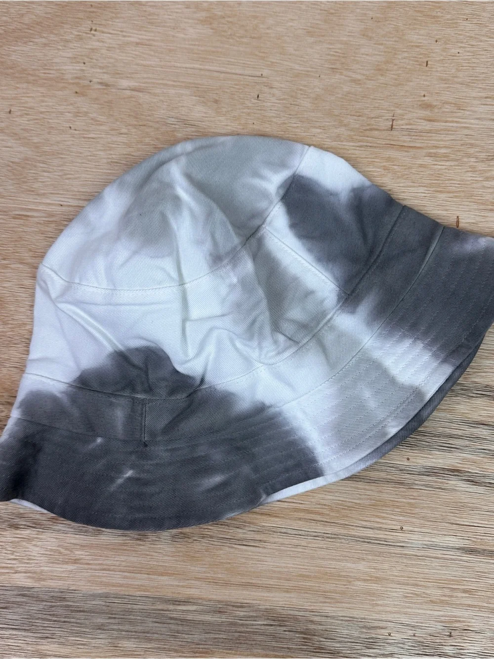 adidas Kids Gray & White Tie-Dye Bucket Hat